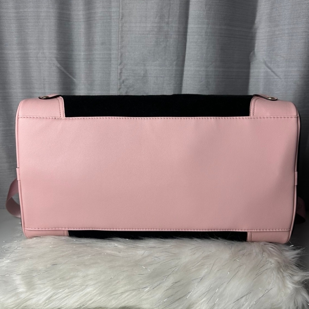 JUICY COUTURE Liquorice/pink Diamond Juicy Lovers Club Weekender Duffle Bag - Picture 6 of 9